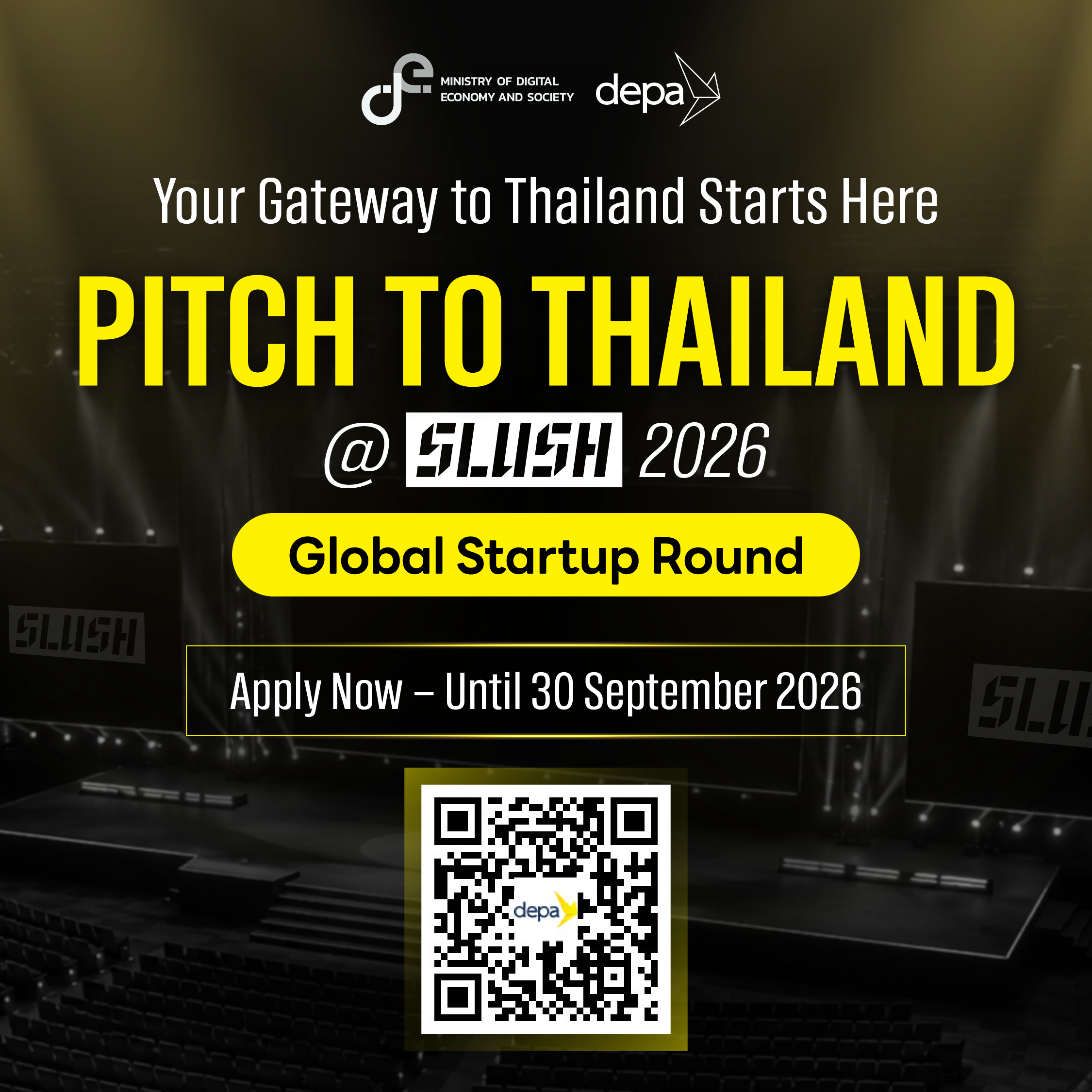PITCH TO THAILAND @SLUSH 2026 – Apply Now!