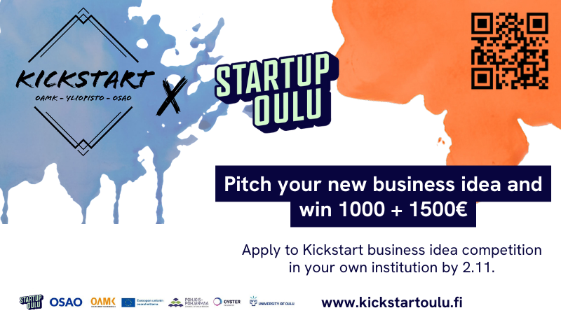 Apply to Kickstart Business Idea Competition by 2.11.